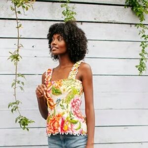 Farm Rio Vintage Fkower Cami Top-Size Small